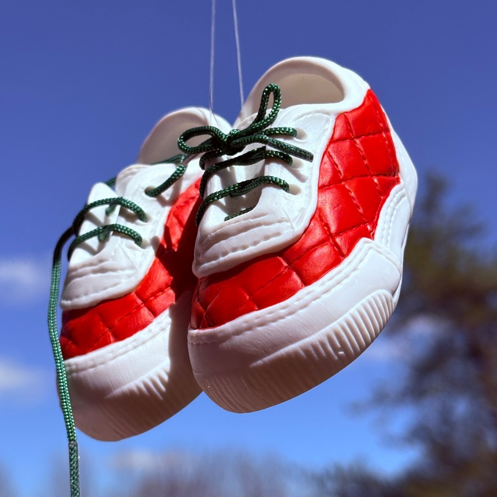 Dept 56 Toddler TENNIES | Vintage ceramic tennis shoes ornament
